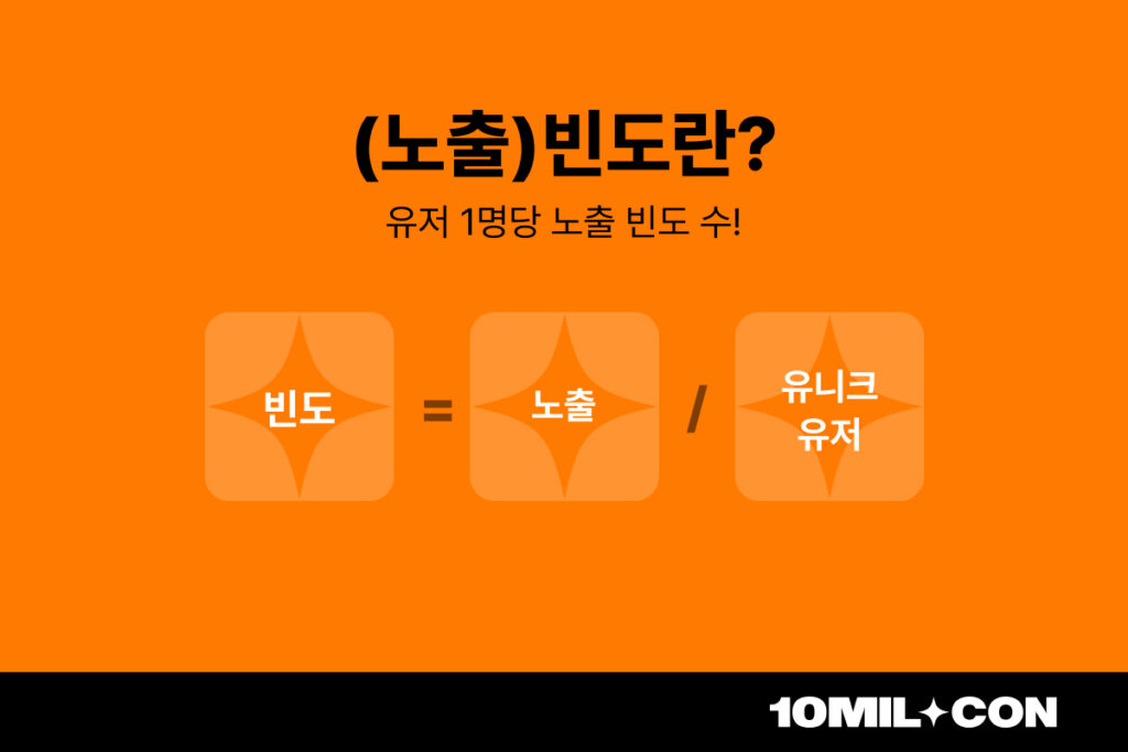 노출빈도 의미와 계산법